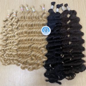 Enhance Your Style with Black Bulk Curly Human Hair Natural From Raw Hair