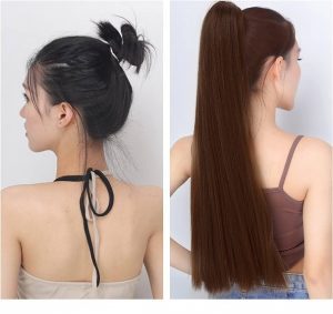 Be more confident with the premium Clip in Ponytail Hair Extensions