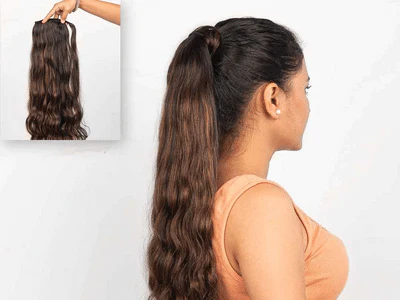 What are clip in ponytail hair extensions?