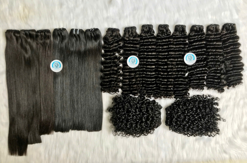 Raw Cambodian Straight Wavy Curly Hair 